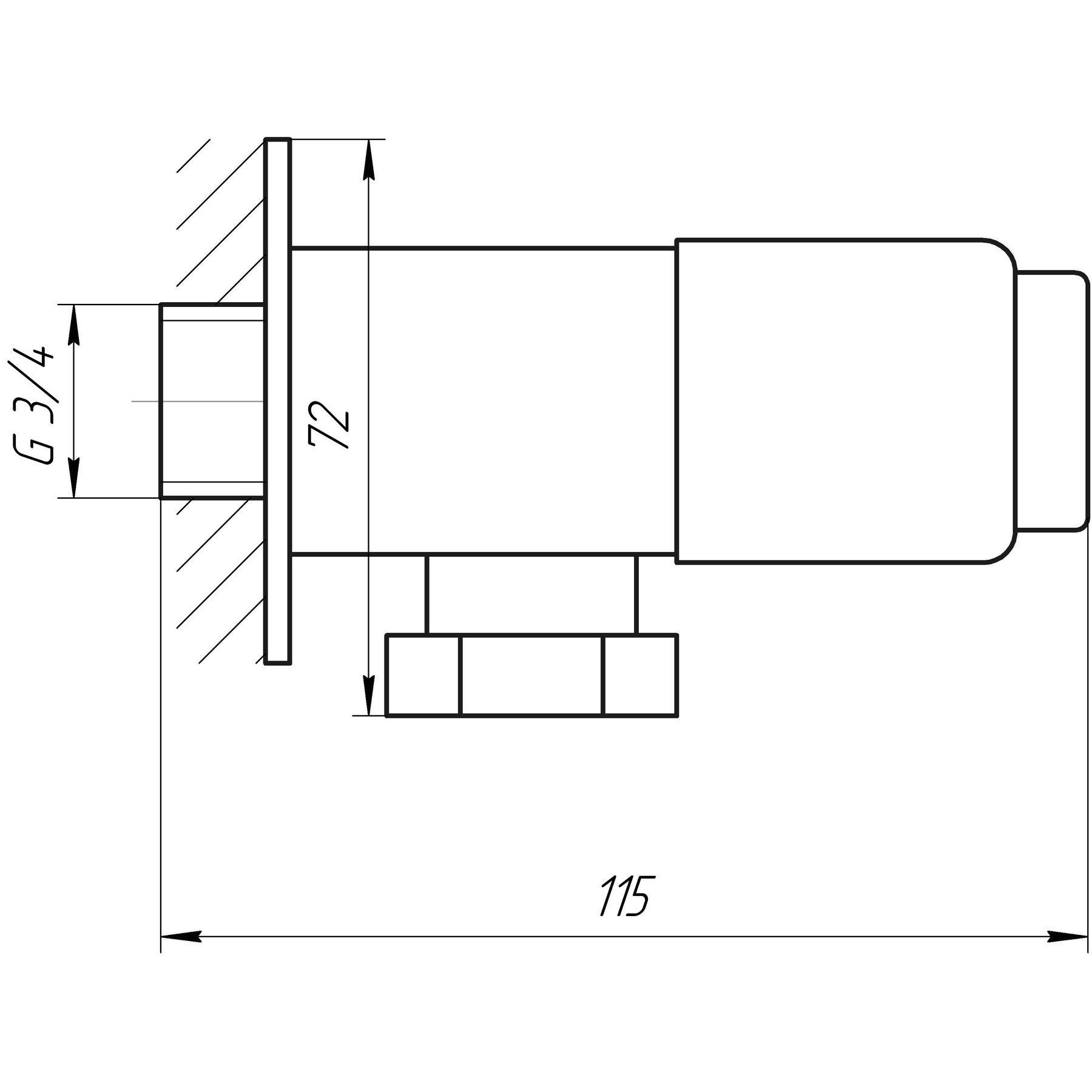 Кран-дозатор для унітаза TREMOLADA ТREMO-472